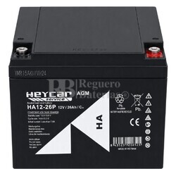 Bater�a 12 Voltios 26 Amperios | AGM Heycar Ha12-26P